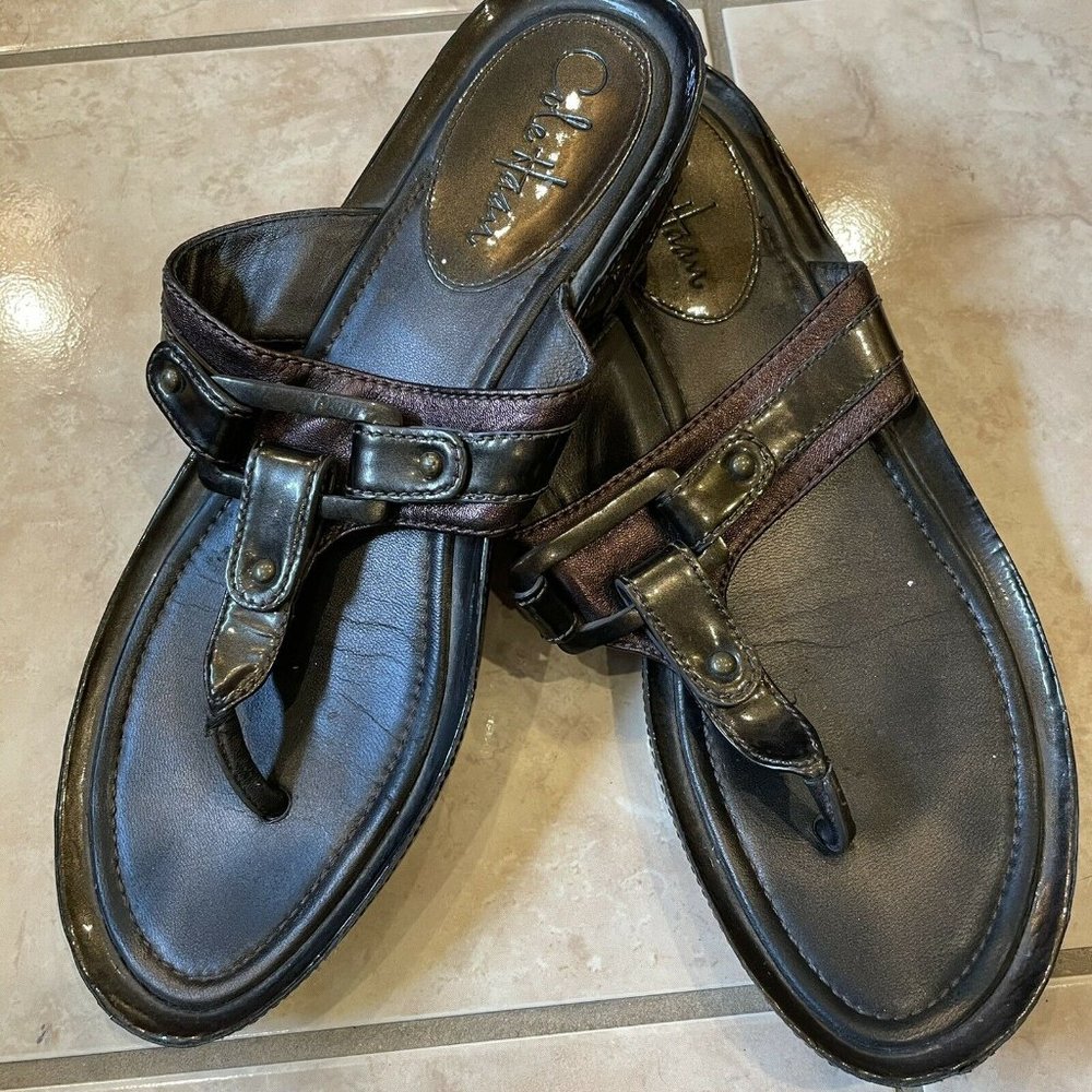 Cole Haan T-Strap Sandals Flip Flops Thongs